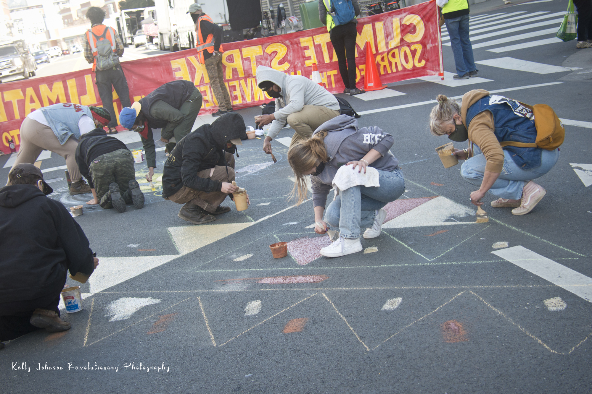 Stop Line 3 Street Mural:February 27th, 2021